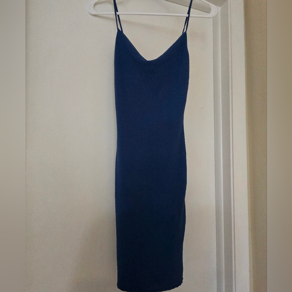 Papaya Scoop Neck Slip Dress